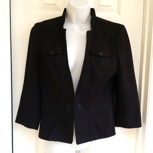 WHBM White House Black Market Cropped Jacket Size 6